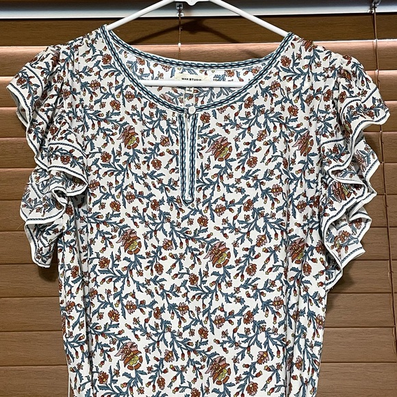 Max Studio Midi Floral BOHO Dress - Picture 4 of 4